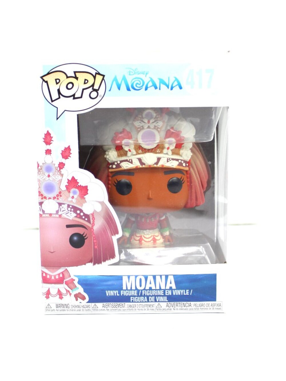 FUNKO POP DISNEY MOANA #417 MOANA BOBBLEHEAD COLLECTIBLE NIP UNOPENED